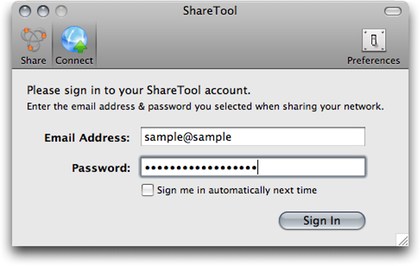 sharetool-connect-login